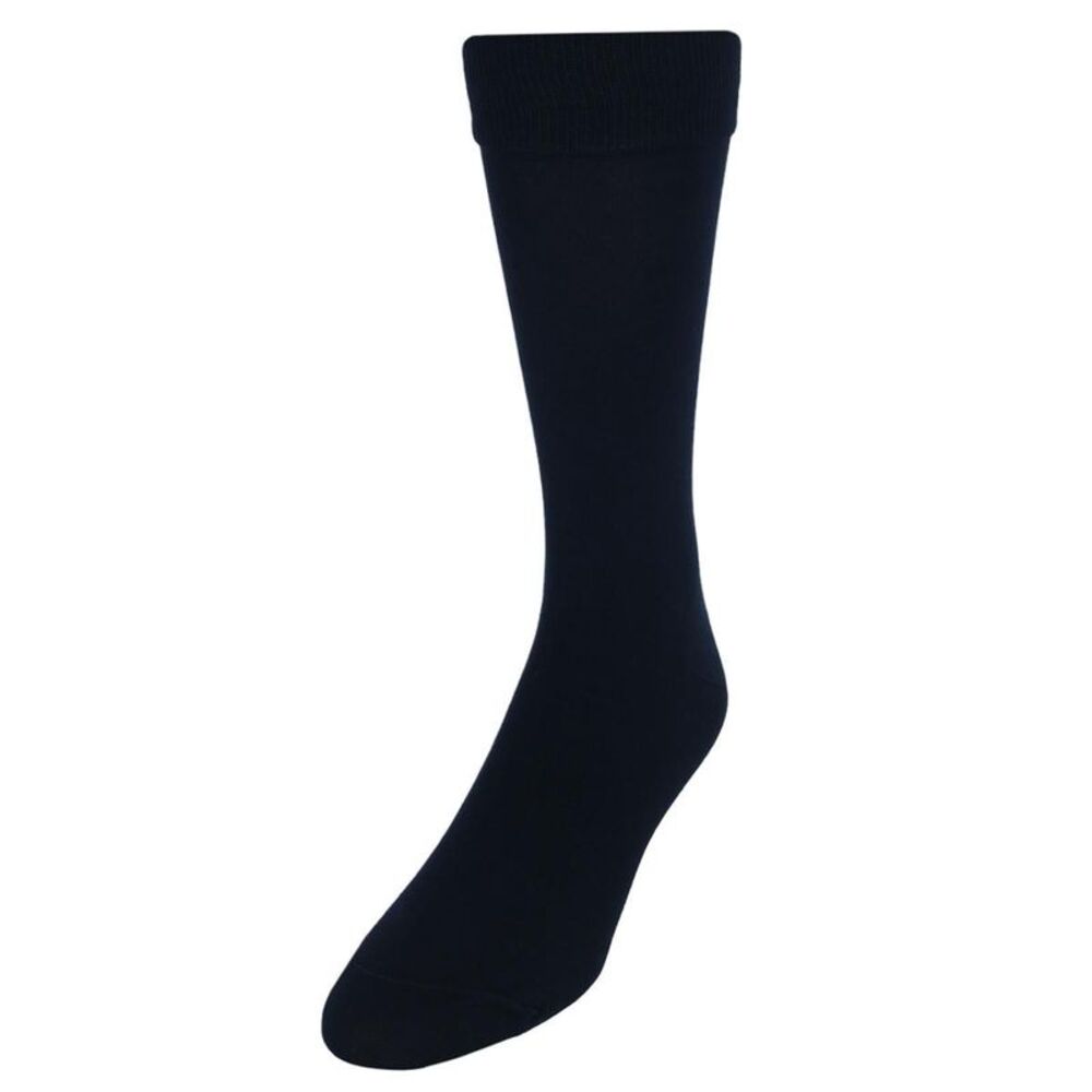 Vannucci Men's Solid FashionColored Soft Mercerized Cotton Dress Sock